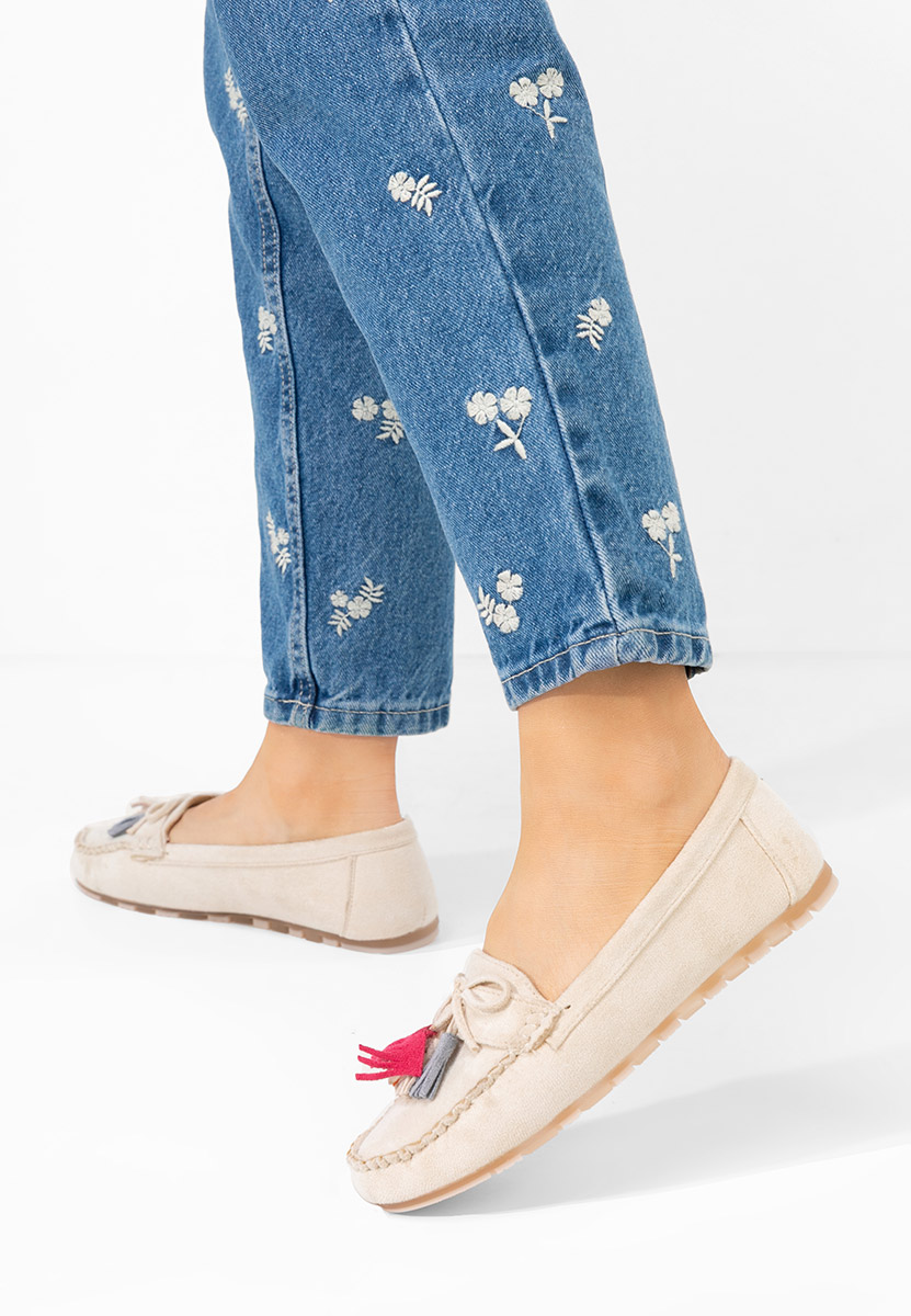 Mocassini da donna Prestia V2 beige