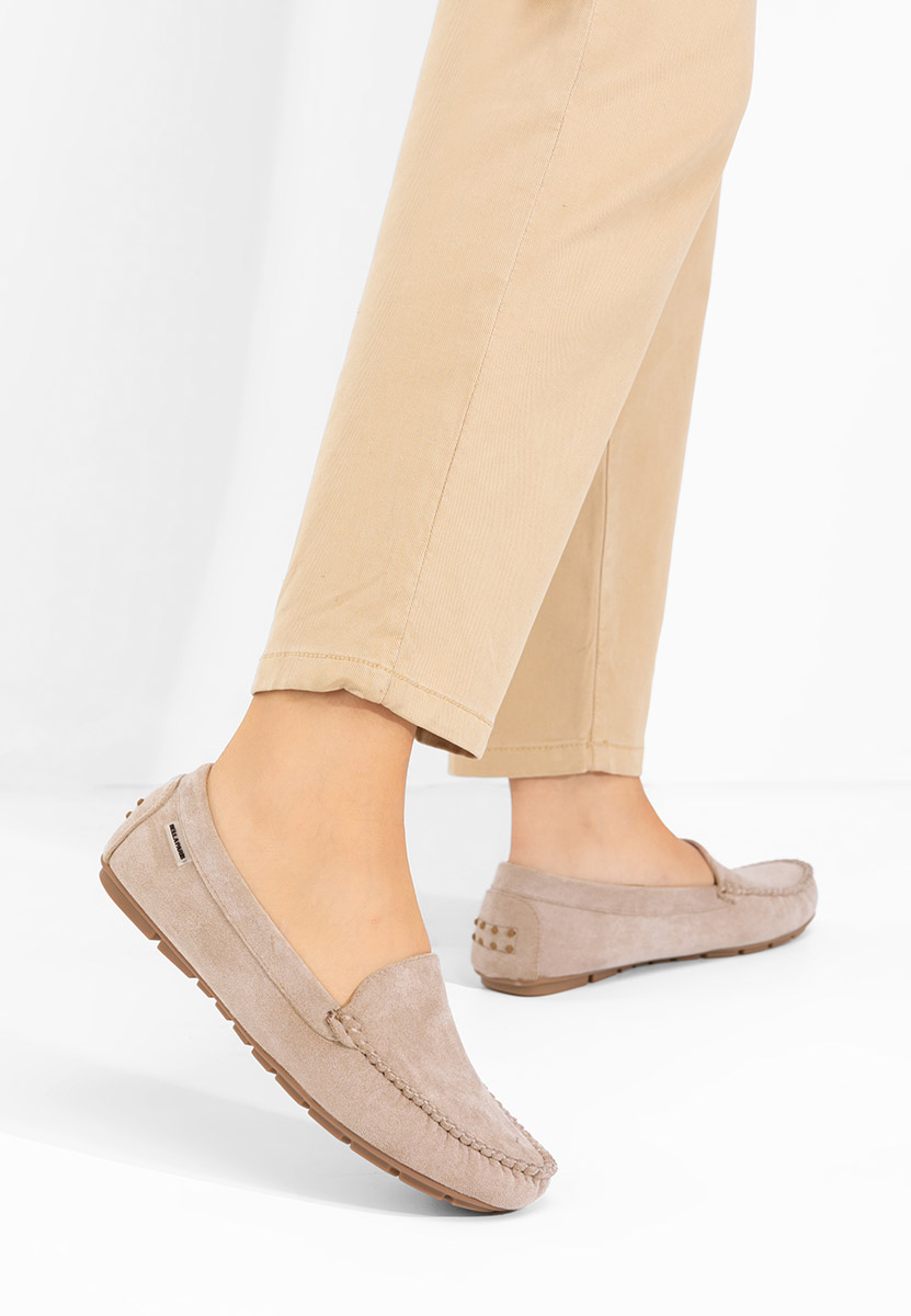 Mocassini da donna Ruana beige