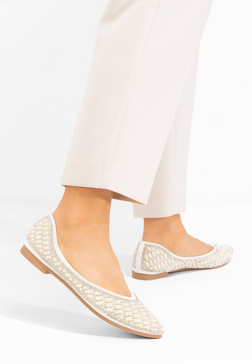 Ballerine eleganti Charity bianchi