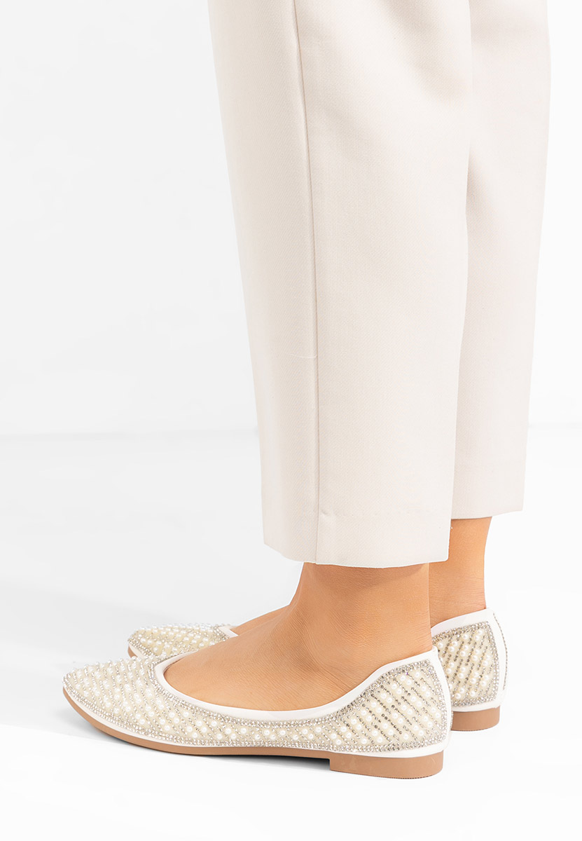 Ballerine eleganti Charity bianchi