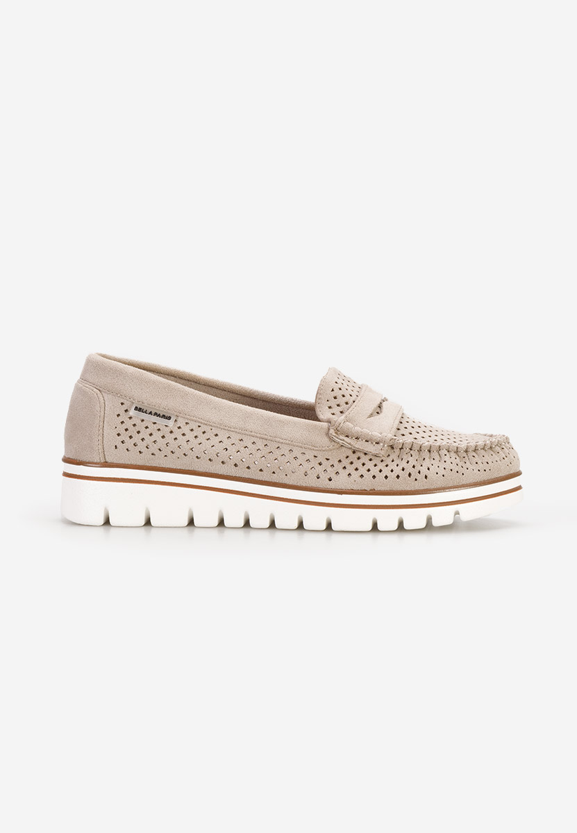Mocassini da donna Manise V2 beige