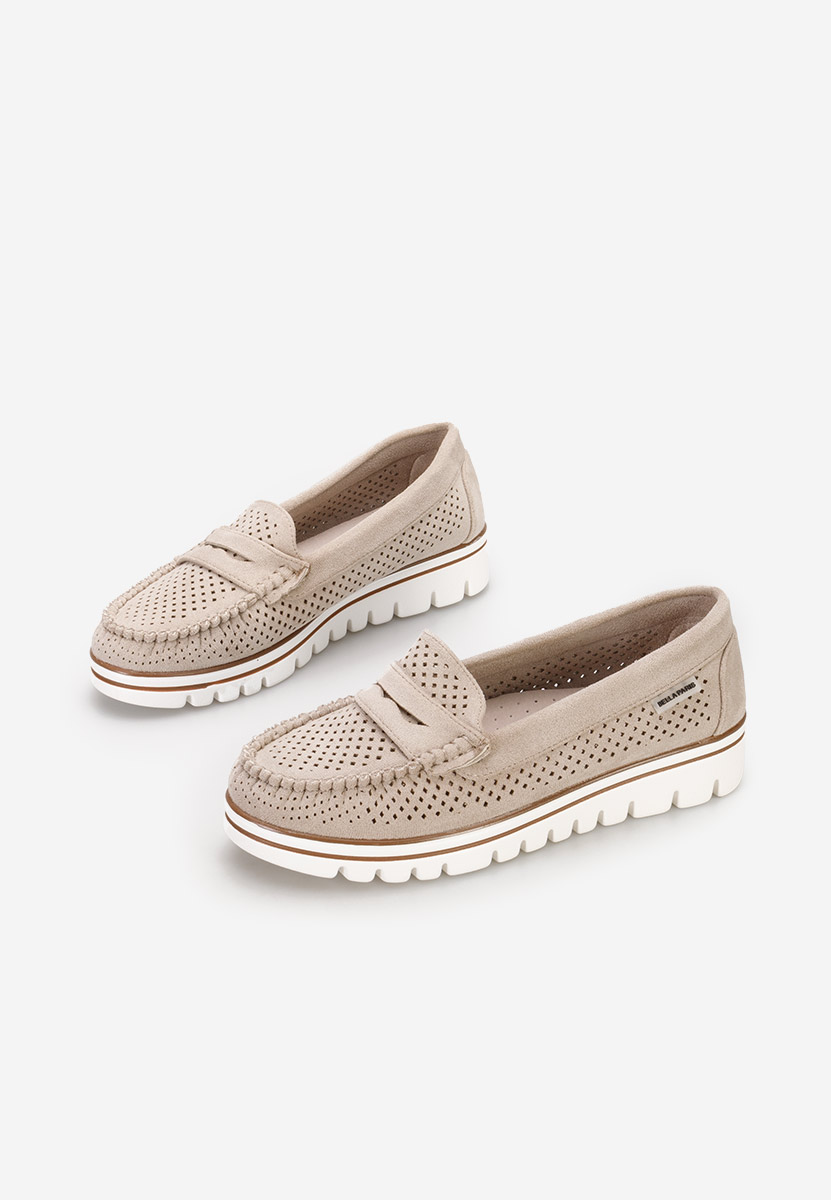 Mocassini da donna Manise V2 beige