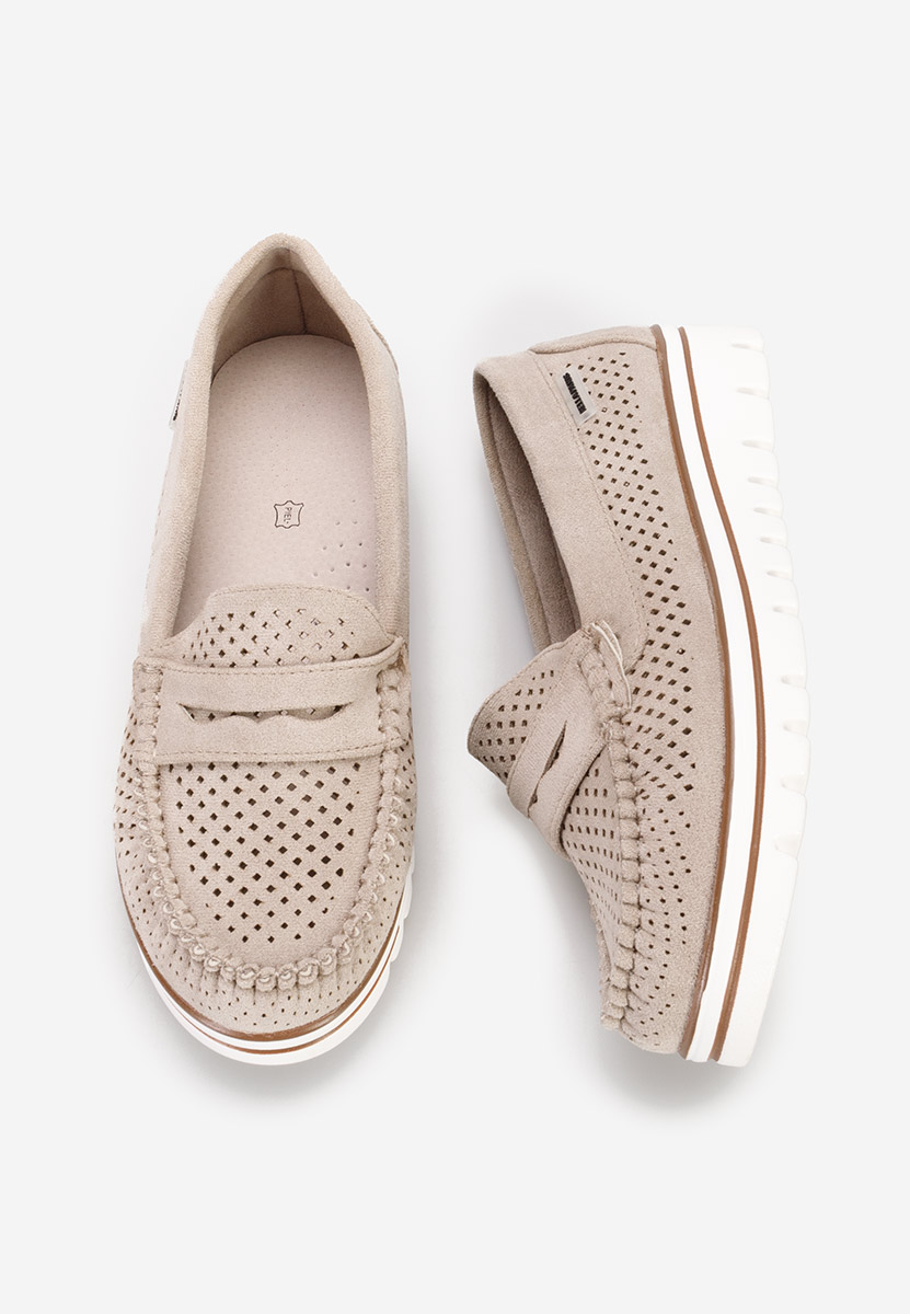 Mocassini da donna Manise V2 beige