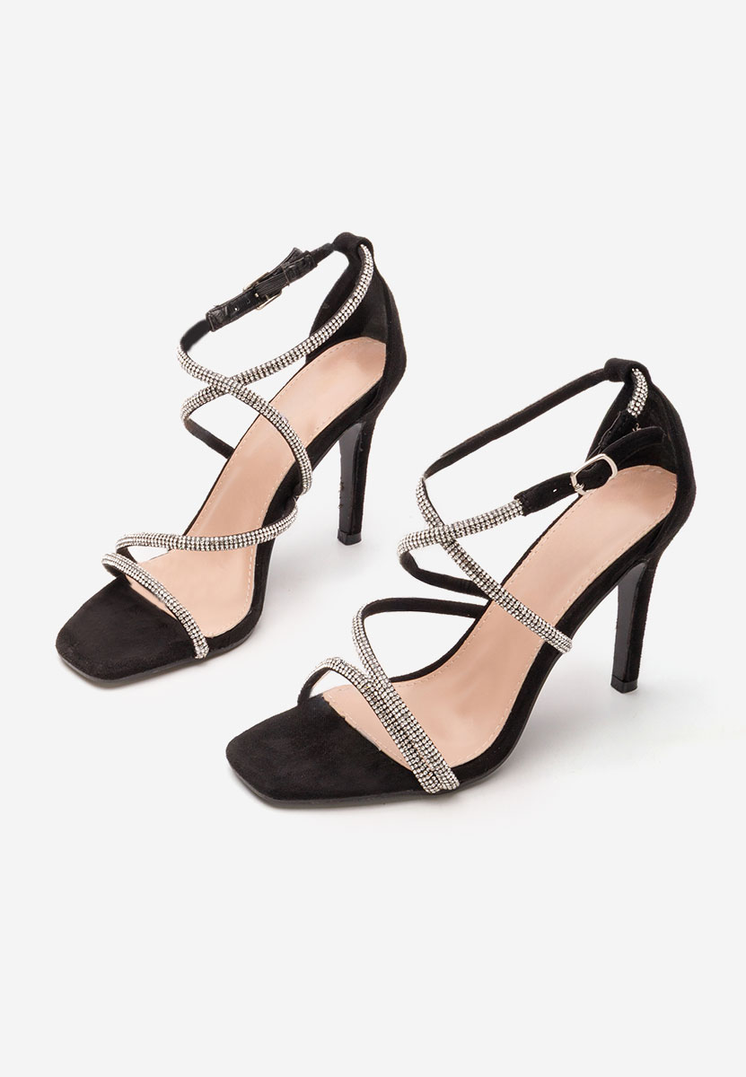 Sandali con tacco a spillo Stephany nero