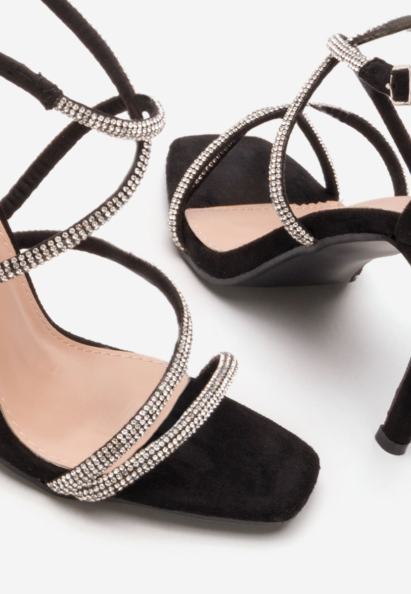 Sandali con tacco a spillo Stephany nero