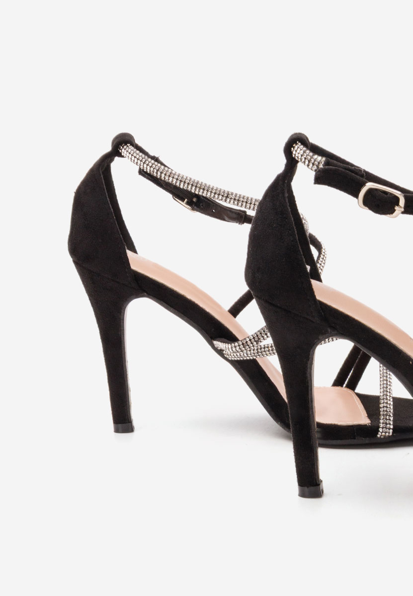Sandali con tacco a spillo Stephany nero