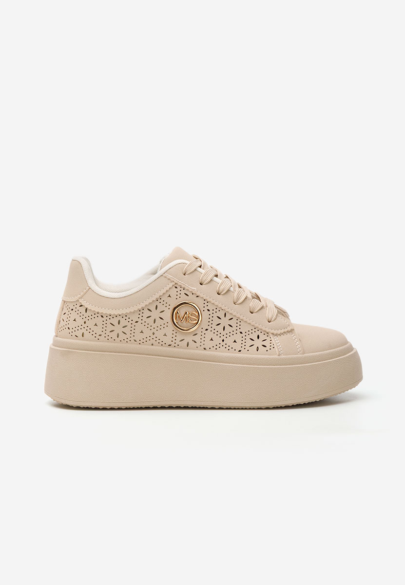 Sneakers con zeppa Nidya beige