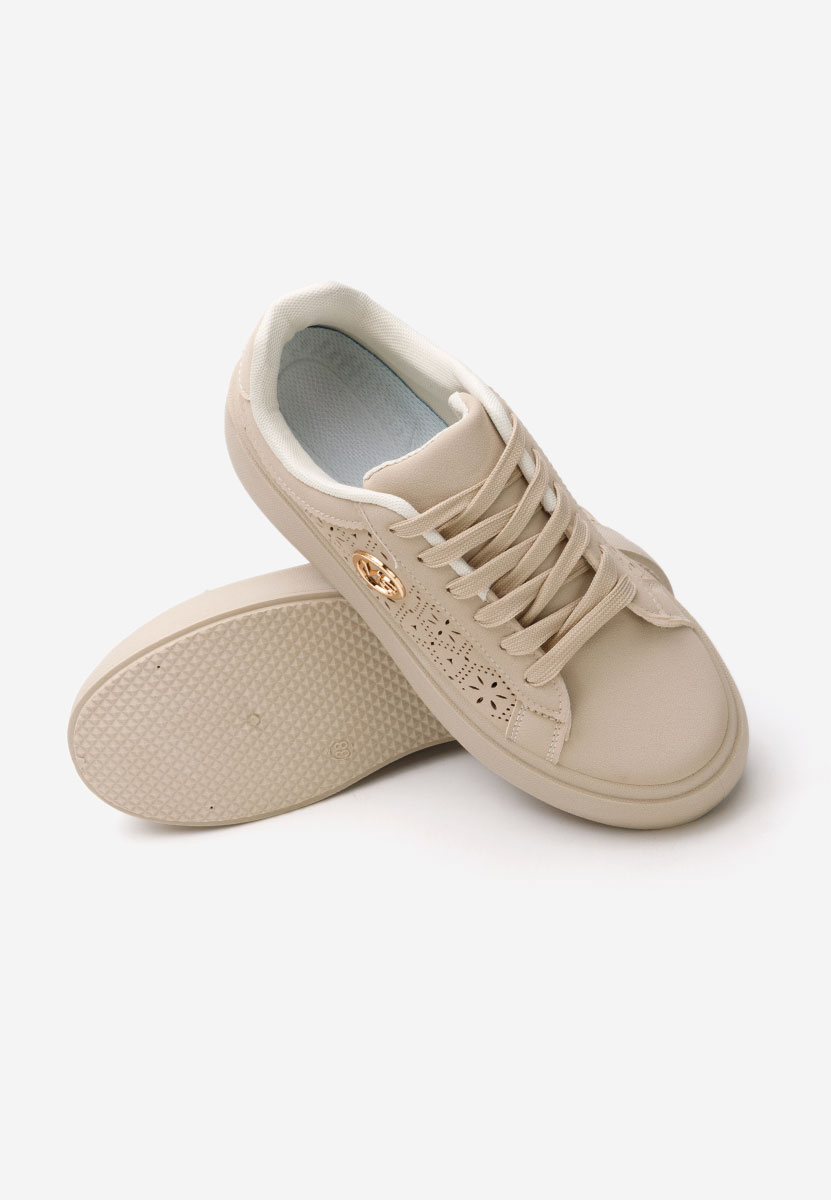 Sneakers con zeppa Nidya beige