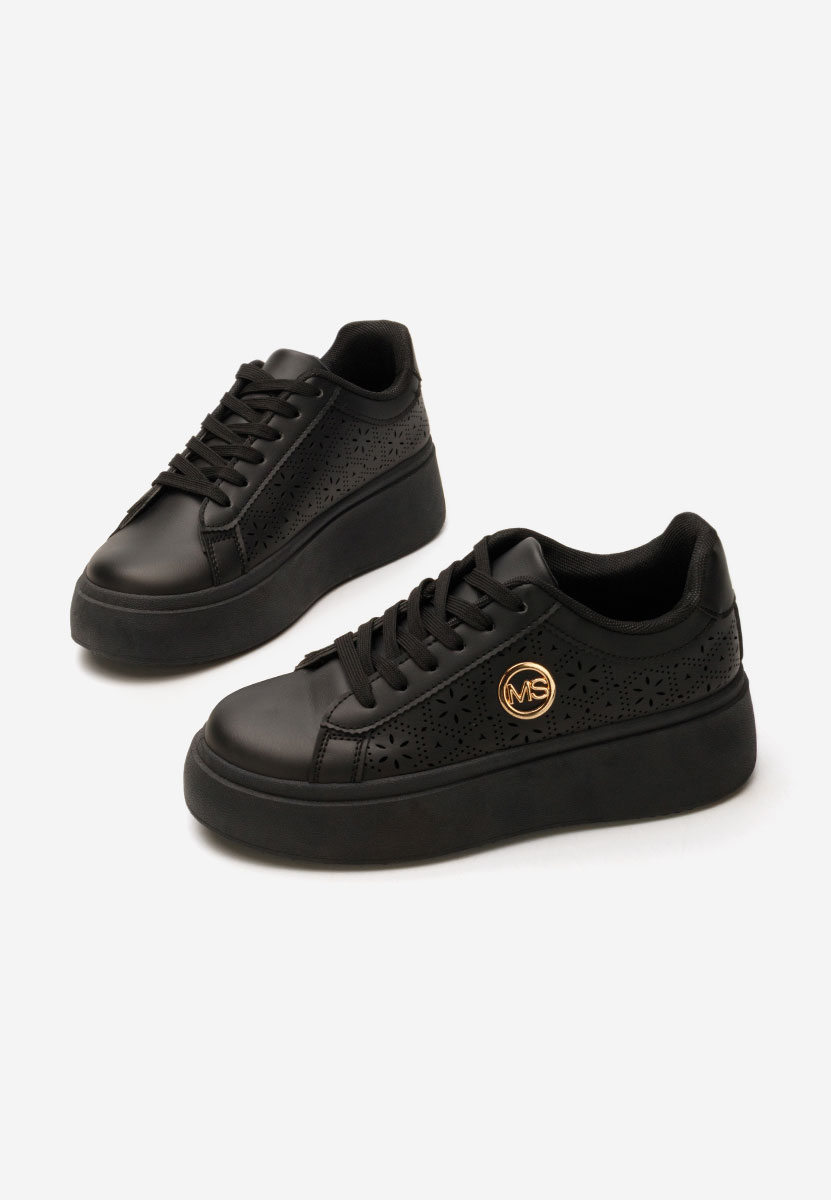 Sneakers con zeppa Nidya nero