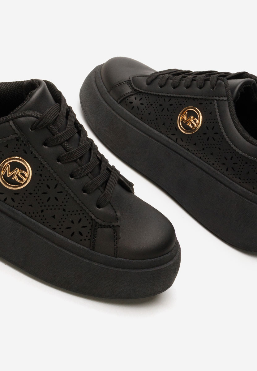 Sneakers con zeppa Nidya nero