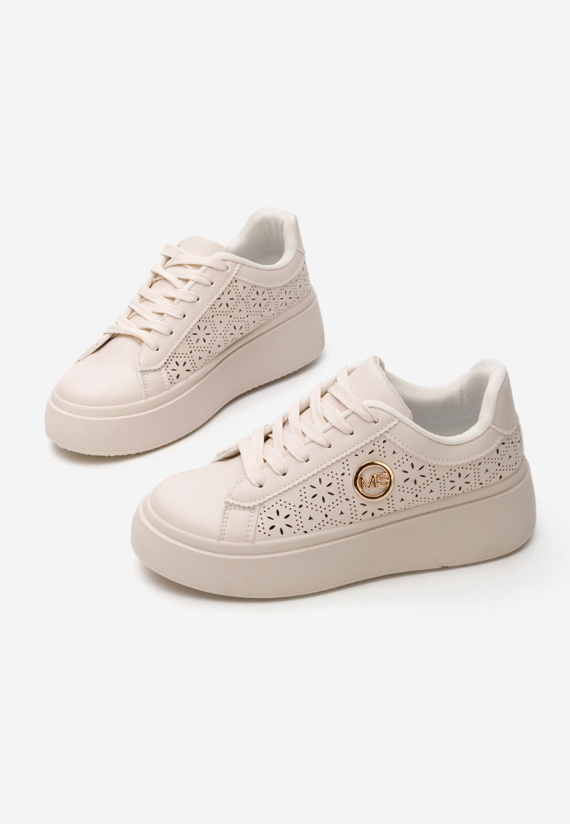 Sneakers con zeppa Nidya V2 beige