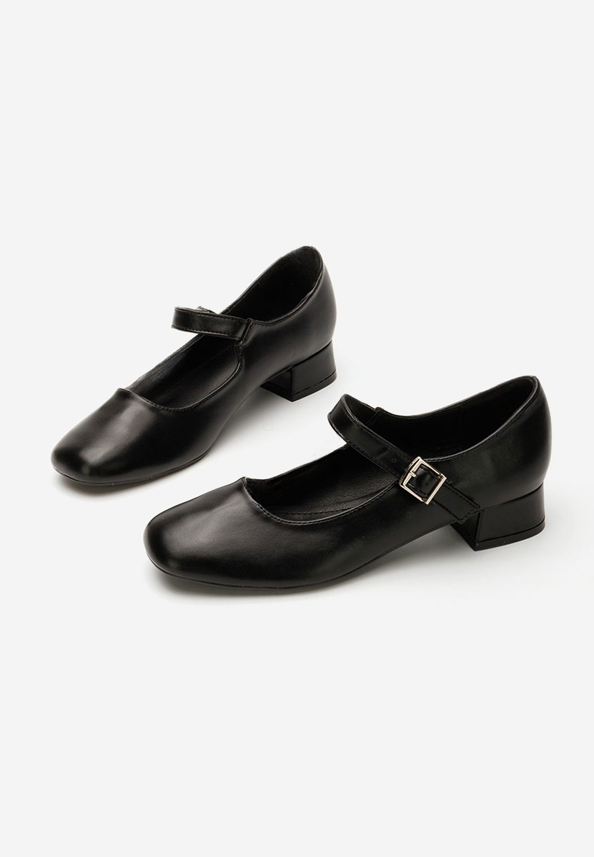 Décolleté tacco basso Stephine nero