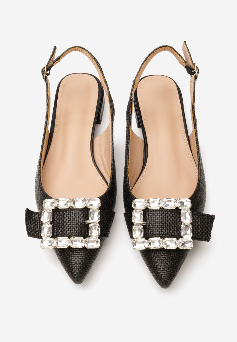 Décolleté Slingback Rachell nero
