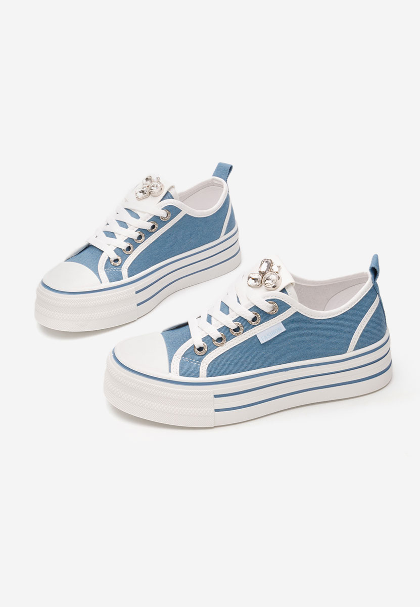 Scarpe da ginnastica donna Charita blu