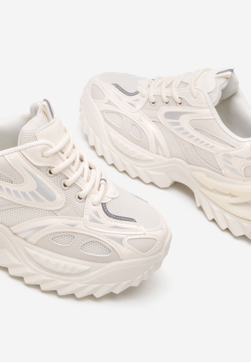 Sneakers con zeppa Willene beige