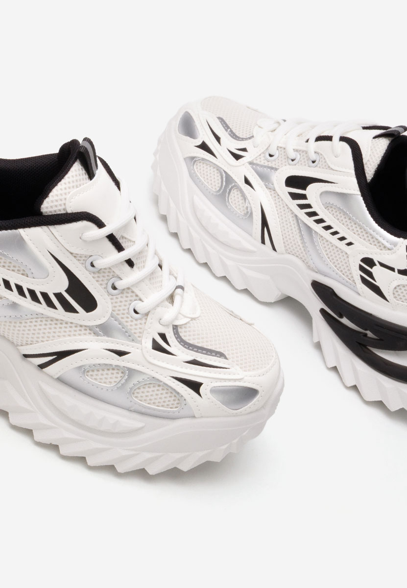 Sneakers con zeppa Willene bianchi
