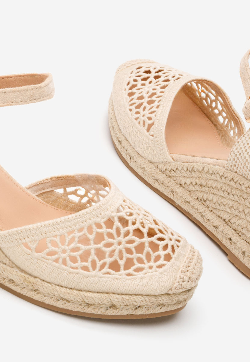 Espadrillas zeppa Almynna beige