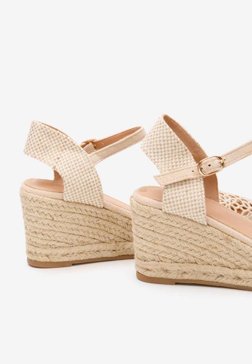 Espadrillas zeppa Almynna beige