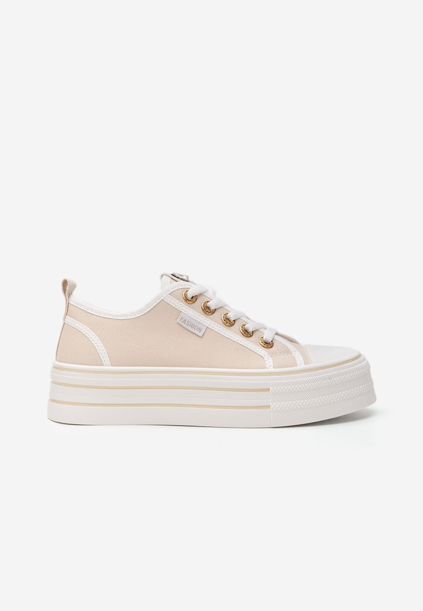 Scarpe da ginnastica donna Charita beige