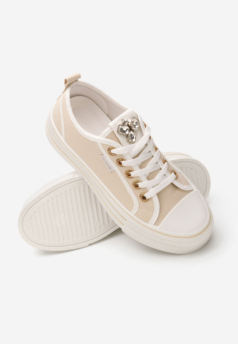 Scarpe da ginnastica donna Charita beige
