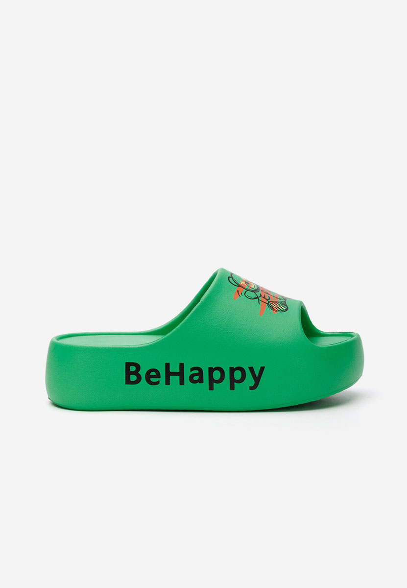 Ciabatte platform Shirlene verdi