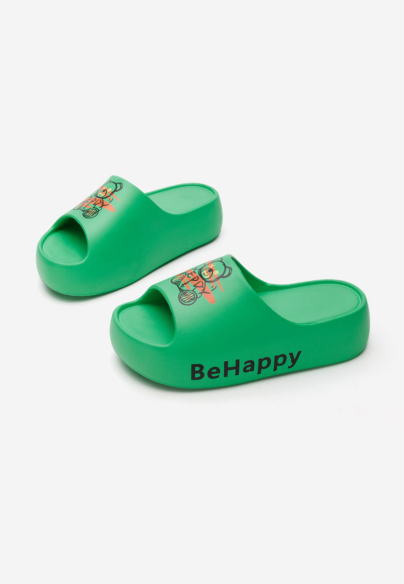 Ciabatte platform Shirlene verdi