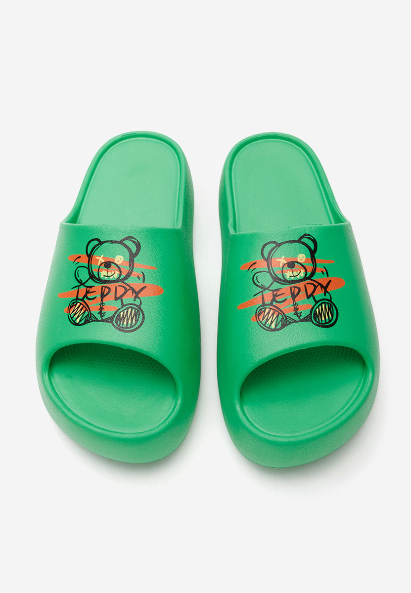 Ciabatte platform Shirlene verdi