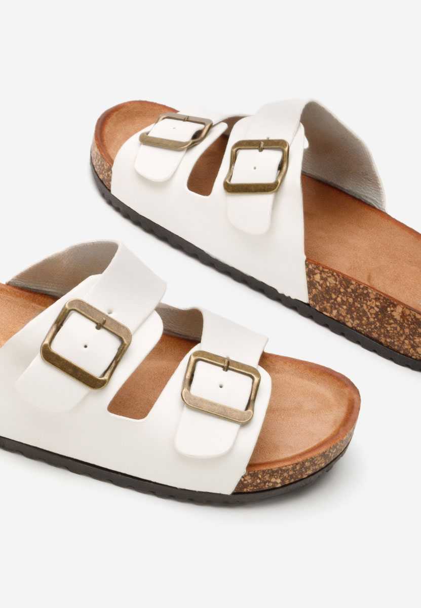 Ciabatte donna Janeti bianchi