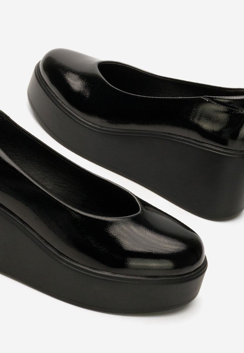 Scarpe con plateau Shirla nero