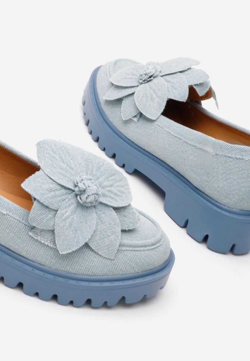 Mocassini con plateau Camelea V2 denim