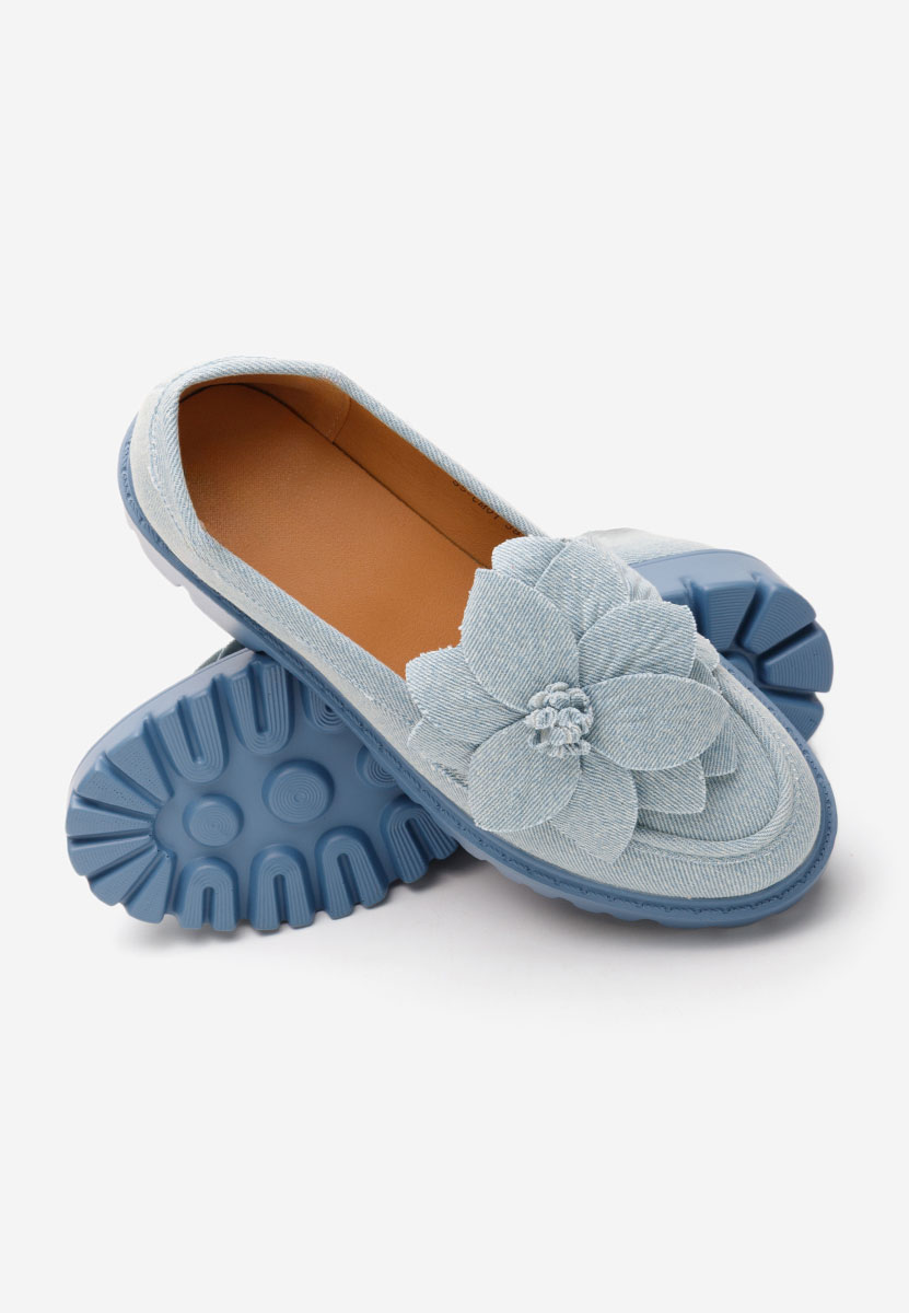 Mocassini con plateau Camelea V2 denim