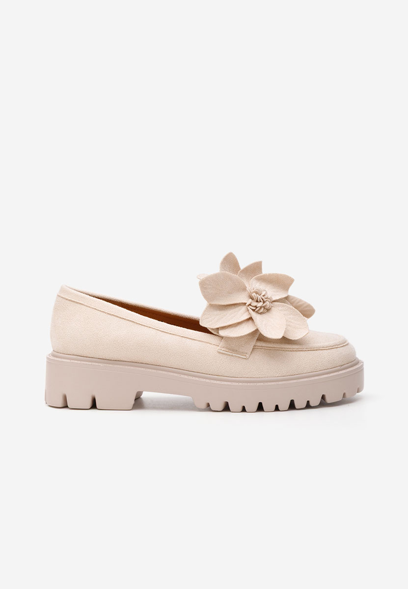 Mocassini con plateau Camelea V2 beige