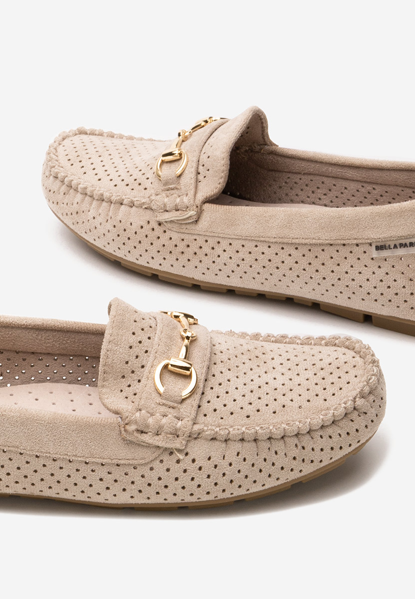 Mocassini da donna Aishani V2 beige