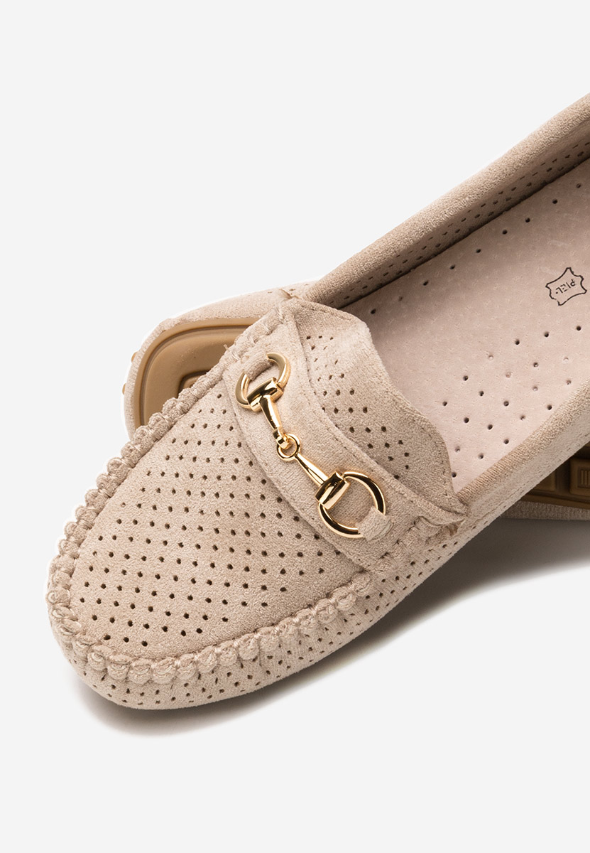 Mocassini da donna Aishani V2 beige