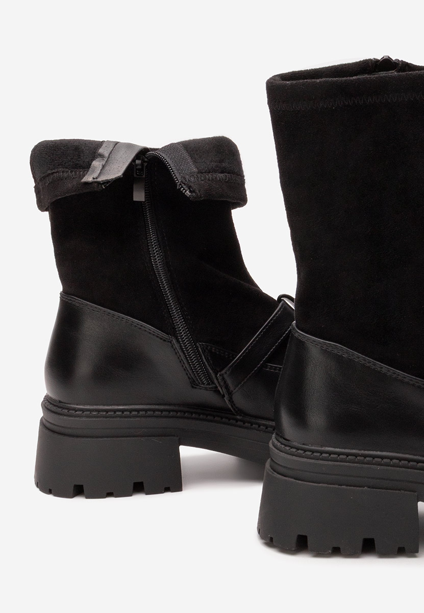 Stivaletti con plateau Vuliana nero