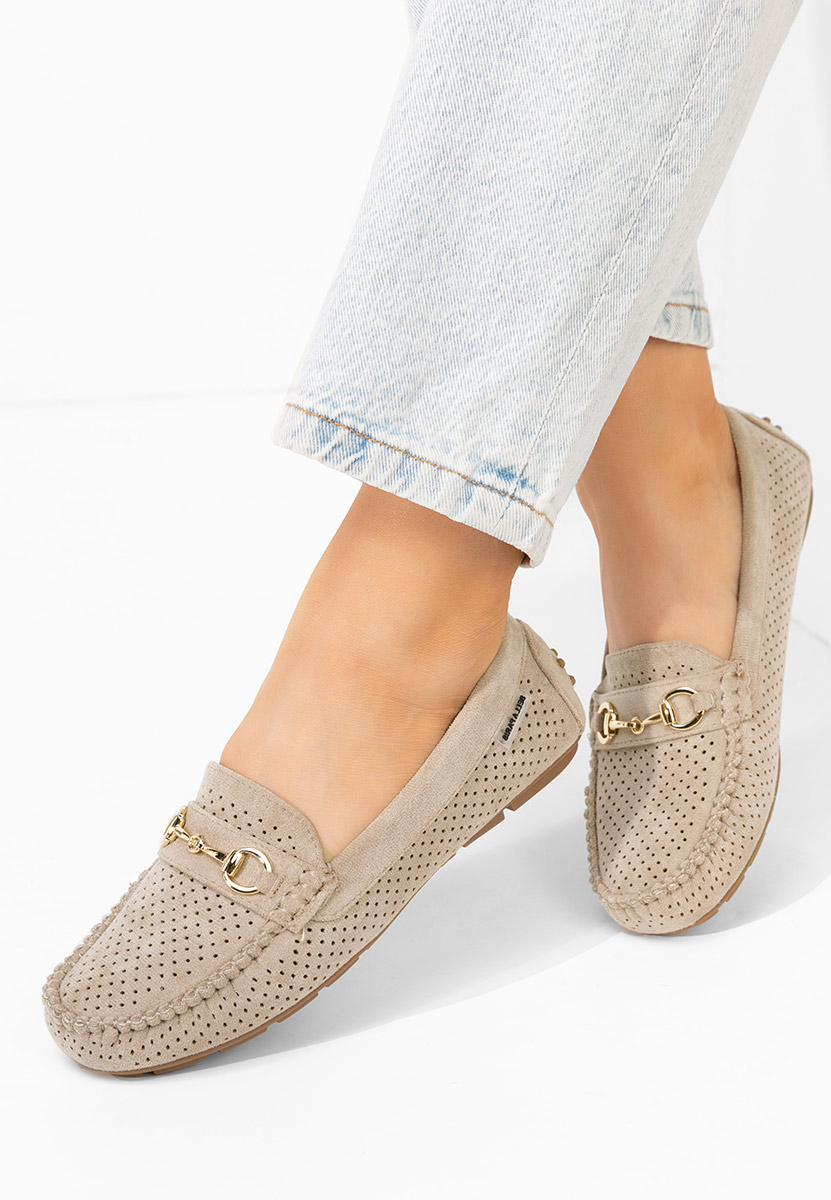 Mocassini da donna Aishani V2 beige