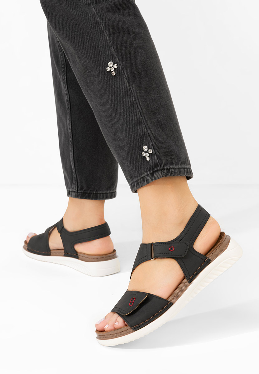 Sandali bassi donna Metina V2 nero