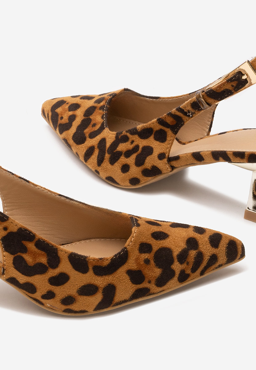 Décolleté Slingback Ayako leopardi