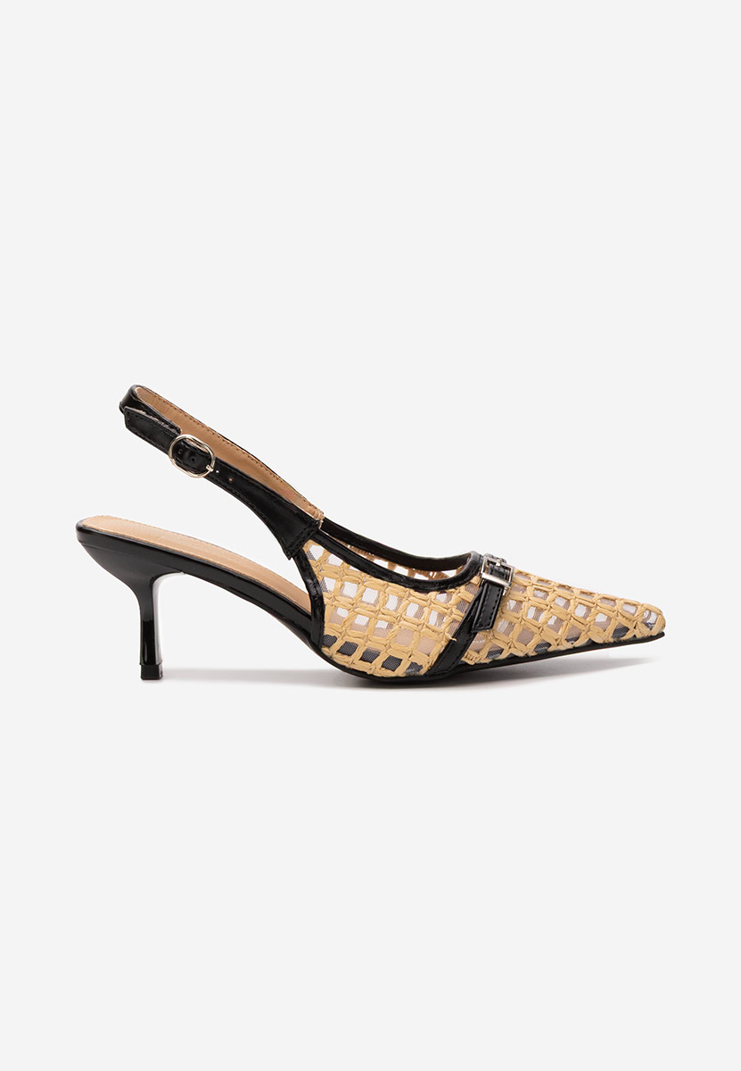 Décolleté Slingback Laine nero