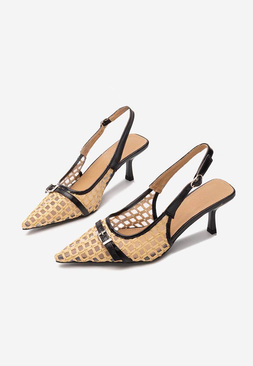 Décolleté Slingback Laine nero