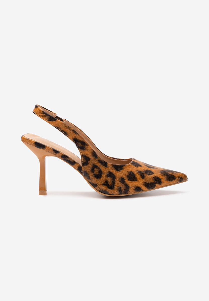Décolleté Slingback Nomalisa leopardi