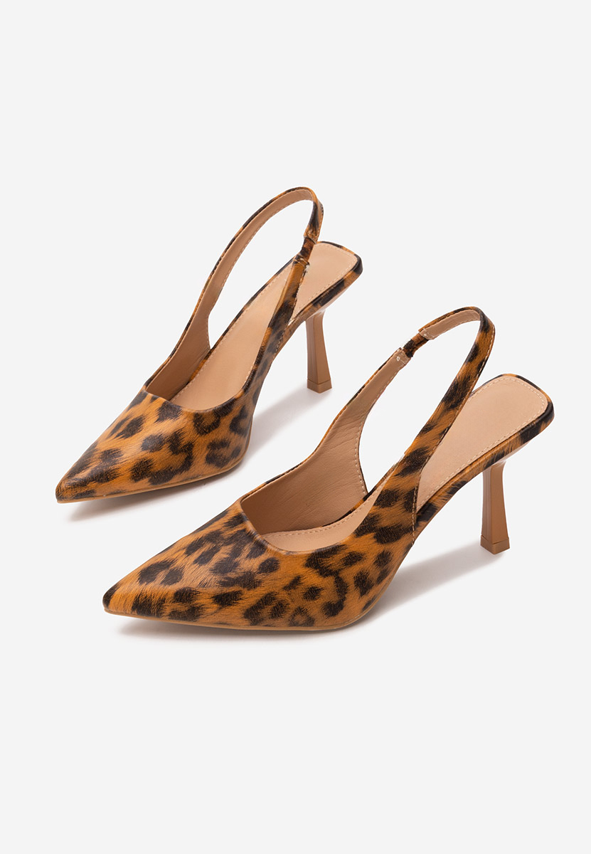 Décolleté Slingback Nomalisa leopardi