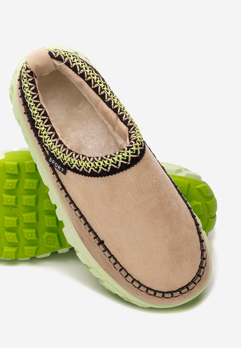 Zoccoli con zeppa Novela verdi