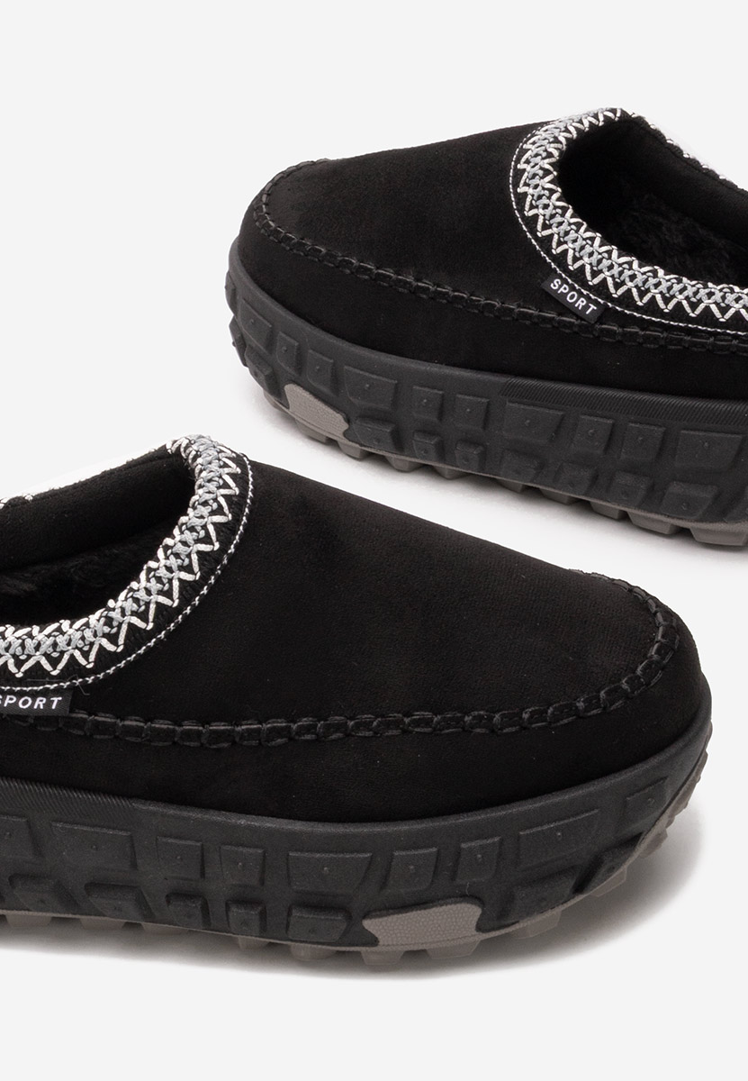 Zoccoli con zeppa Novela nero