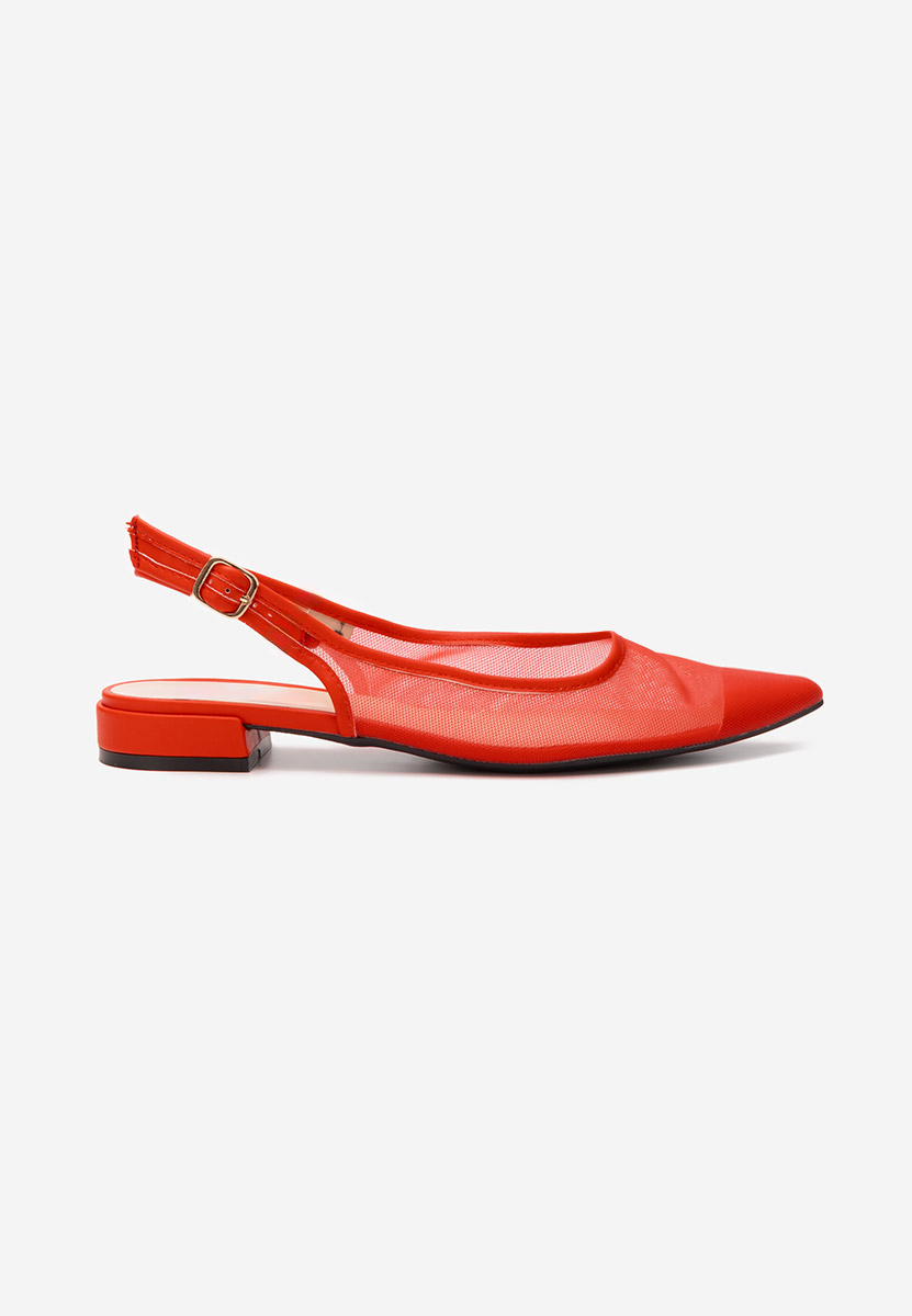 Décolleté Slingback Margaryte rosso