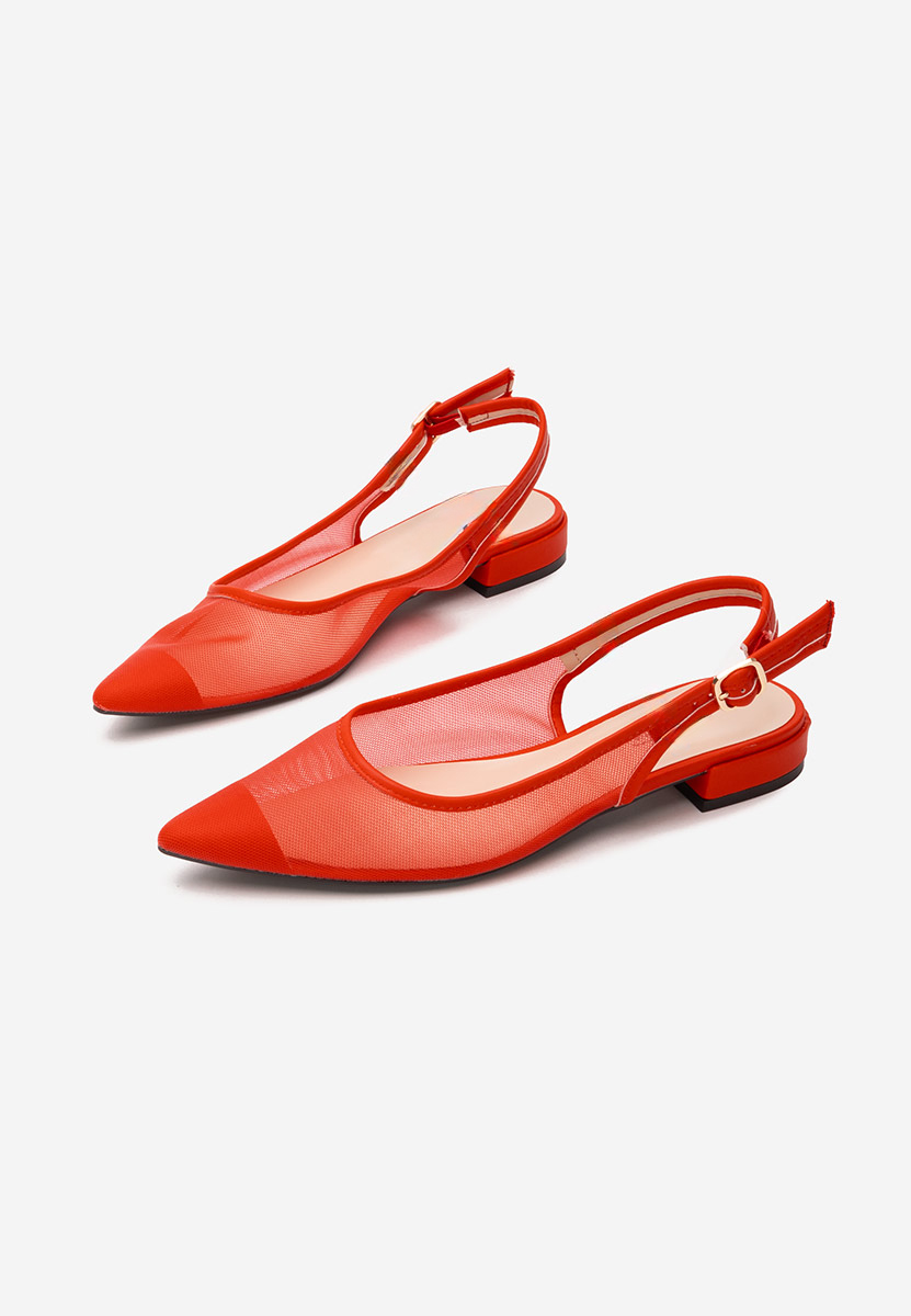 Décolleté Slingback Margaryte rosso