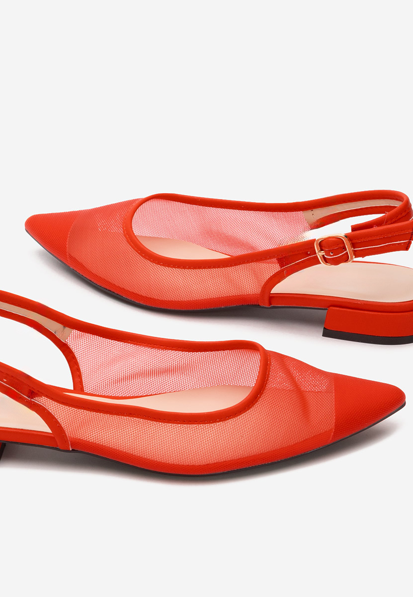 Décolleté Slingback Margaryte rosso