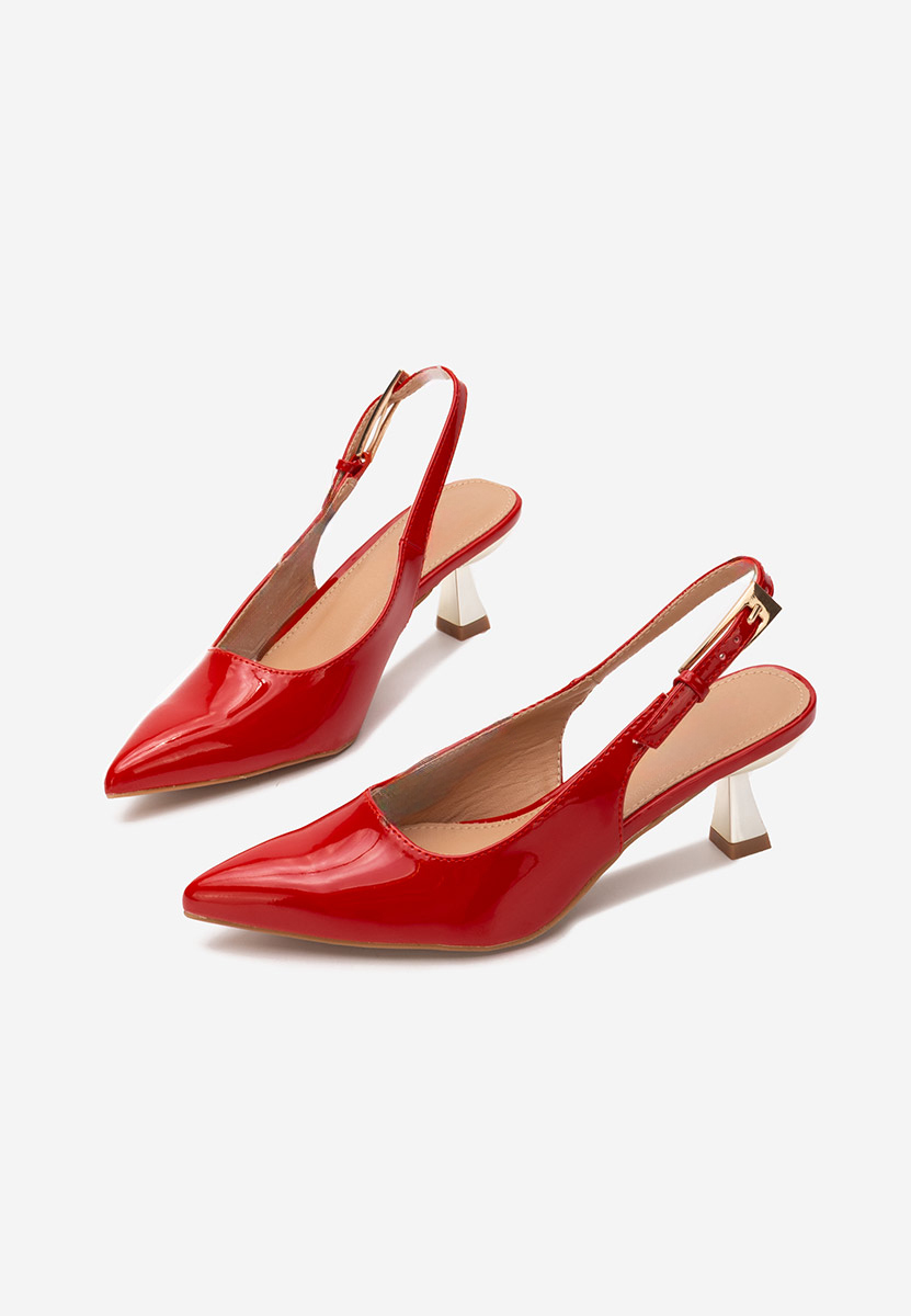 Décolleté Slingback Ayako rosso