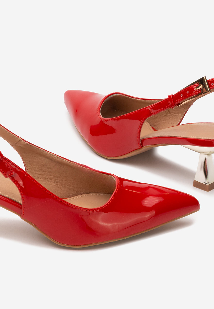 Décolleté Slingback Ayako rosso