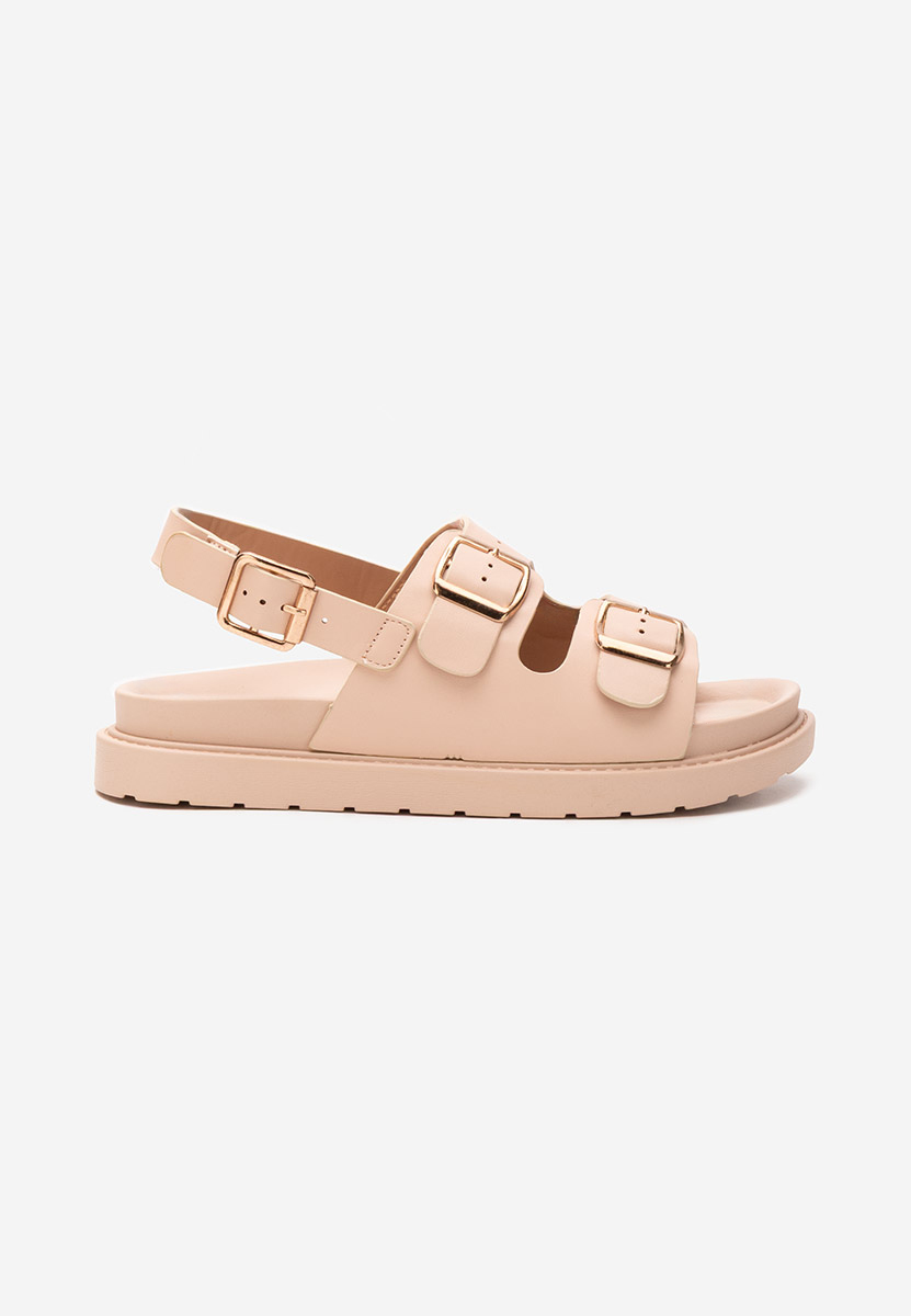 Sandali con plateau Carnia beige